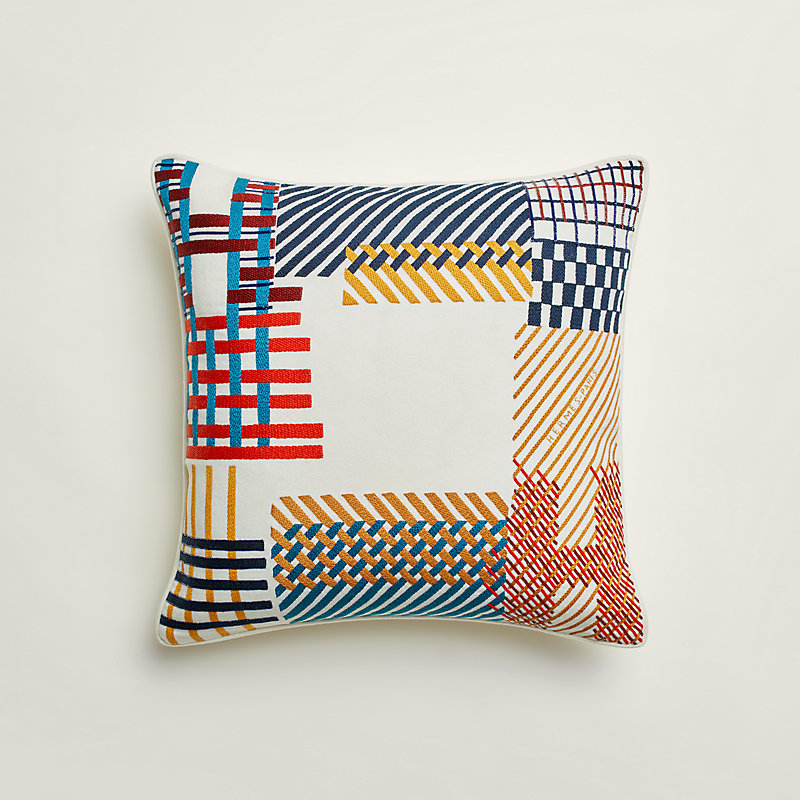 エルメス　植物柄 クッション3pダメージあり エルメス 植物柄 クッション3pダメージあり